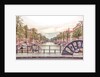 Canal through Amsterdam city by Assaf Frank